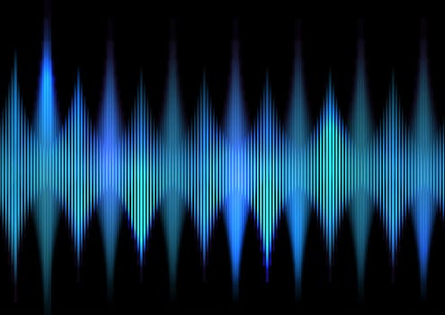 Abstract background with techno waves design