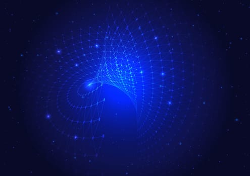 Abstract techno background with a modern grid design
