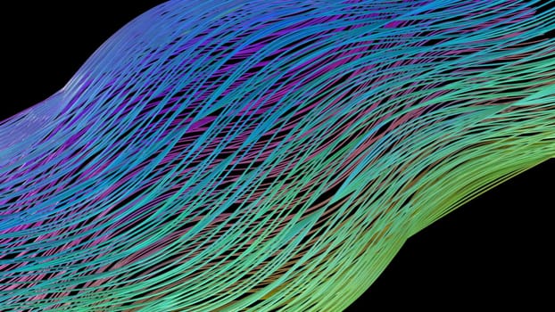 Render of 3D Geometric Abstract Background