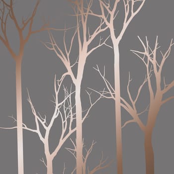 Abstract background with a tree silhouette wallpaper design