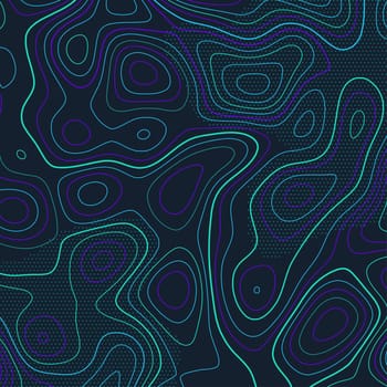 Abstract background with a topography map design