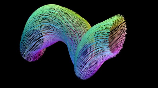 Render of 3D Geometric Abstract Background