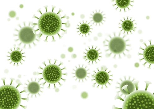 Abstract medical virus cells background - covid 19 pandemic