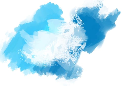 Abstract background with a painted watercolour design