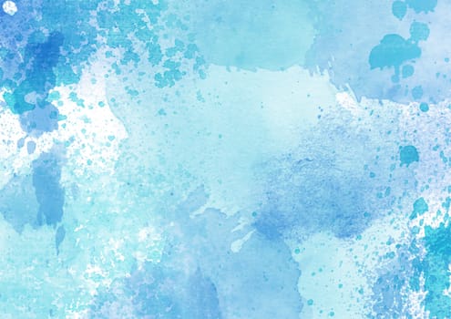 Abstract painted background with a detailed watercolour texture
