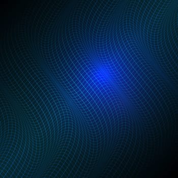 Abstract modern background with a flowing grid design