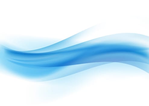 Abstract background with a blue waves design