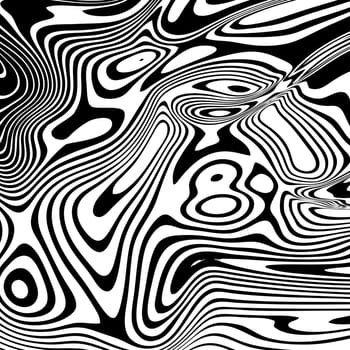 Abstract background with a warped lines design