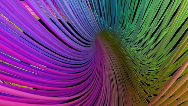 Render of 3D Geometric Abstract Background