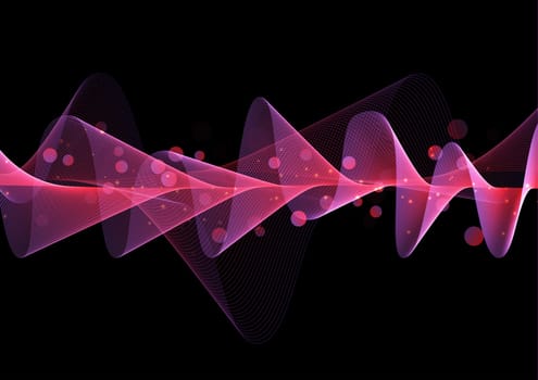 Abstract background with flowing lines design