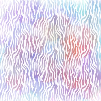 Animal print background with painted watercolour effect