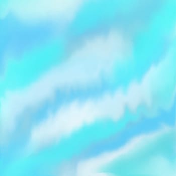 Watercolour texture background with an aqua blue design