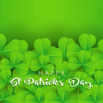 Background of shamrock for St Patrick's Day