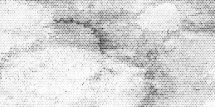 Banner template with an abstract halftone dots design