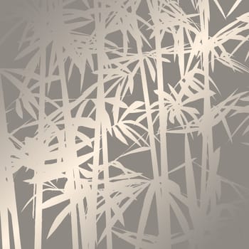 Abstract background with a bamboo silhouette pattern
