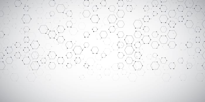 Banner background with abstract connections design