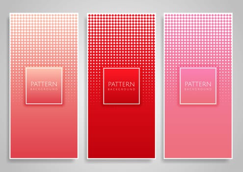 Banner designs with diamond pattern designs