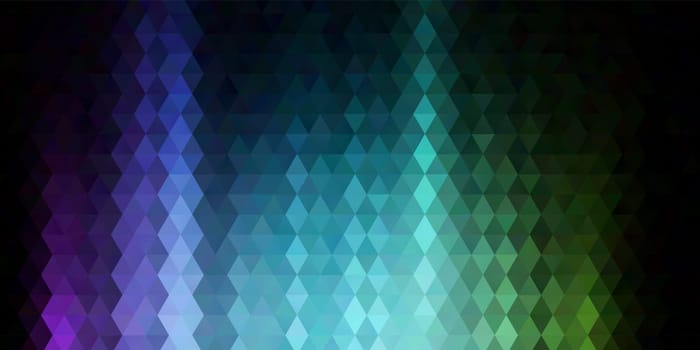 Banner with a dark coloured low poly design