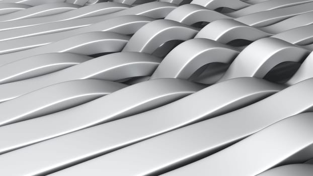 Render of 3D Geometric Abstract Background