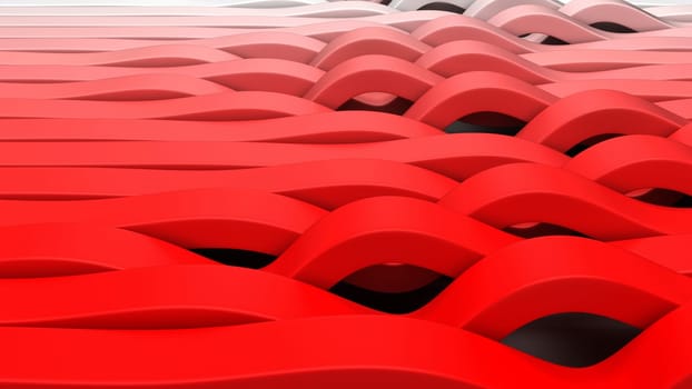 Render of 3D Geometric Abstract Background