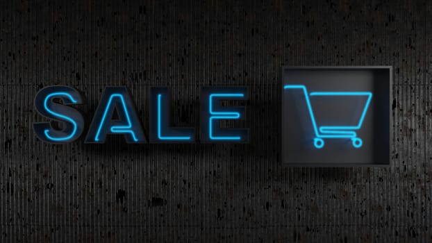 3d render of Black Friday sale background