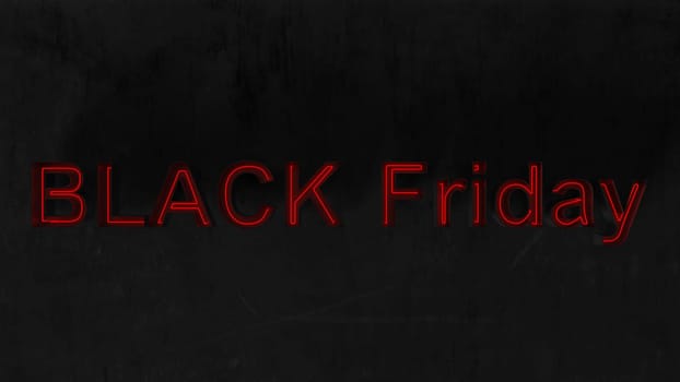 3d render of Black Friday sale background