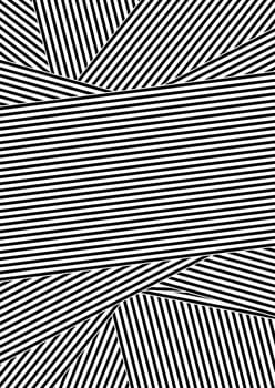 Black and white abstract stripe design
