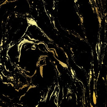 Black and gold marble texture background