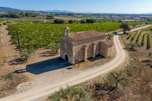 Hermitage of Sant Joan de Lledo in Sant Marti de Sarroca, Catalonia Spain