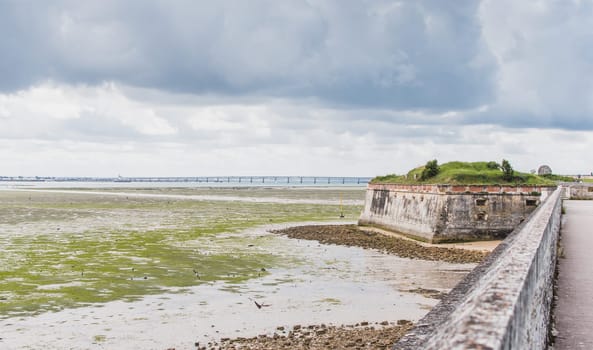 Fortification of the citadel of Château d'Oléron, on the island of Oléron in France