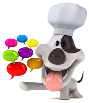 Fun dog - 3D Illustration