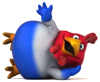 French chick - 3D Illustration