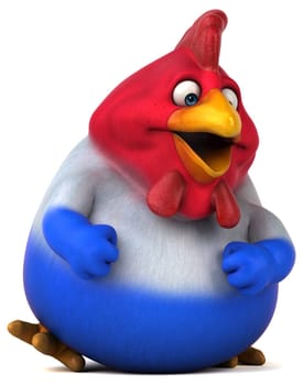 French chick - 3D Illustration