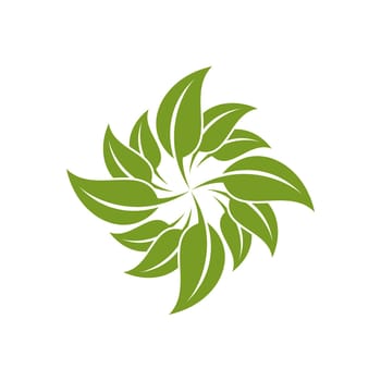 Green Leaf Ecology Logo Template Illustration Design. Vector EPS 10.