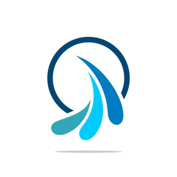 Ornamental Splash Water Logo Template Illustration Design. Vector EPS 10.