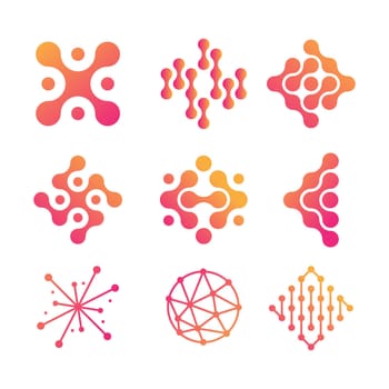 Meta Ball icon vector design template