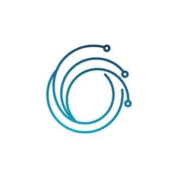 Circuit Logo Template vector illustration icon design