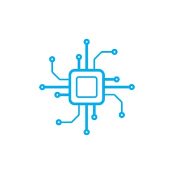 Circuit Logo Template vector illustration icon design