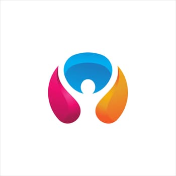 Community, network and social icon design template