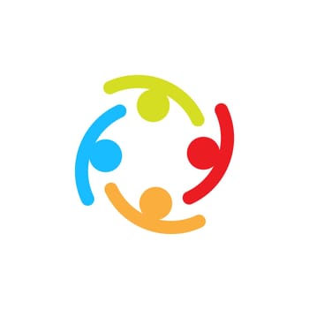 Community, network and social icon design template