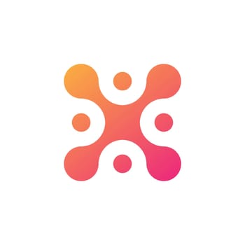 Meta Ball icon vector design template