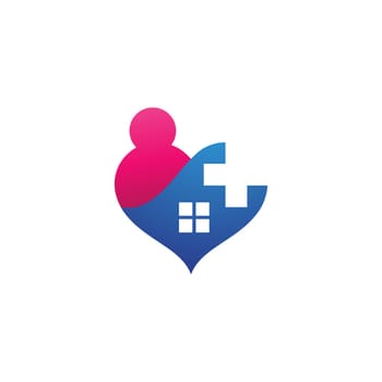Community, network and social icon design template