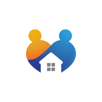 Community, network and social icon design template