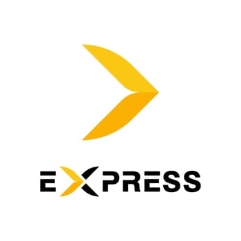 express logo Vector icon design illustration Template