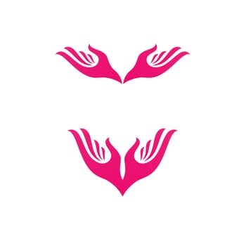 Hand Care icon Template vector illustration design