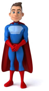 Fun 3D illustration of a cartoon character sommelier