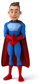 Fun 3D illustration of a cartoon character sommelier