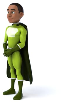Fun 3D illustration of a cartoon character sommelier