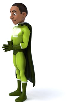 Fun 3D illustration of a cartoon character sommelier