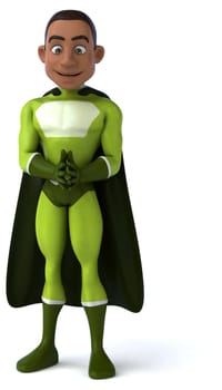 Fun 3D illustration of a cartoon character sommelier